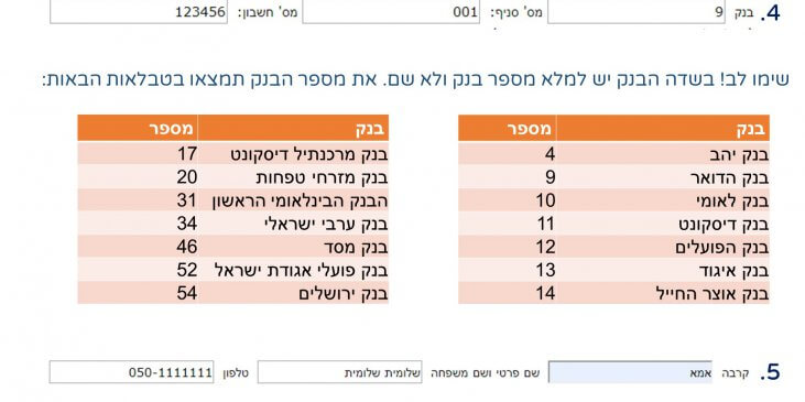 מילוי הסכם שירות עמותת שלומית